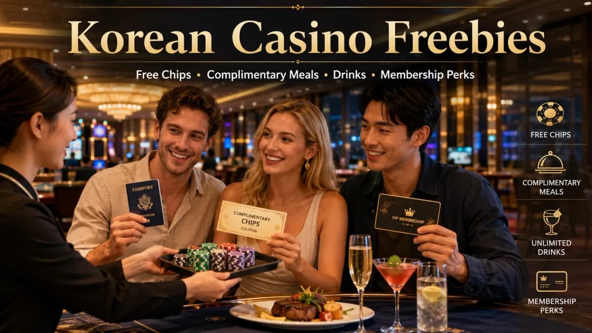 Everything FREE at Korean Casinos: Perks Most Tourists Don't Know