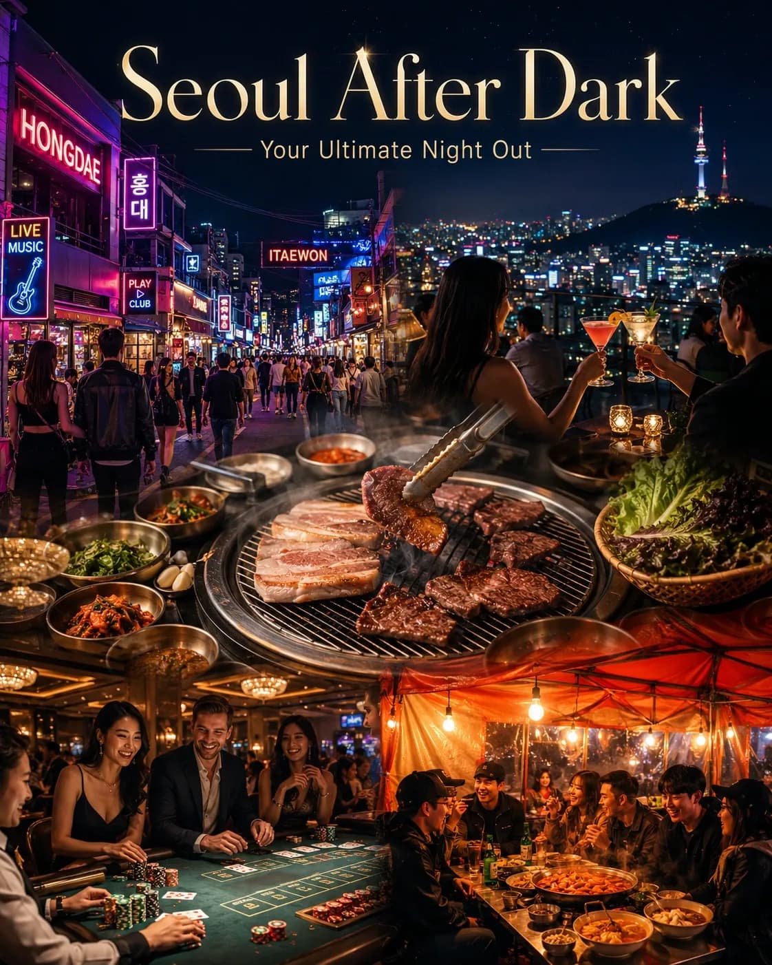 Seoul After Dark: Nightlife, K-BBQ & Casino — The Ultimate Night Out